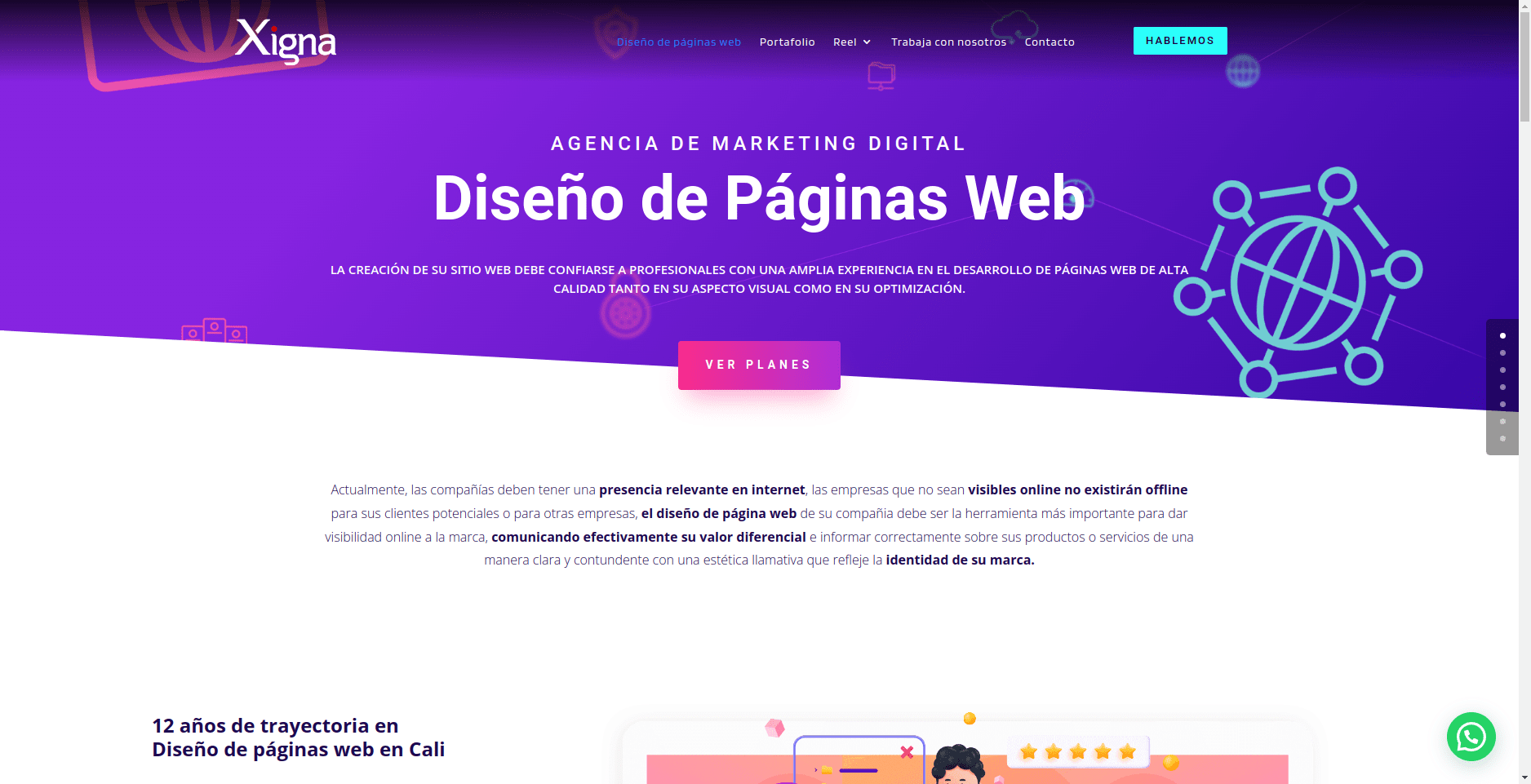 Xigna - outsorcing de paginas web